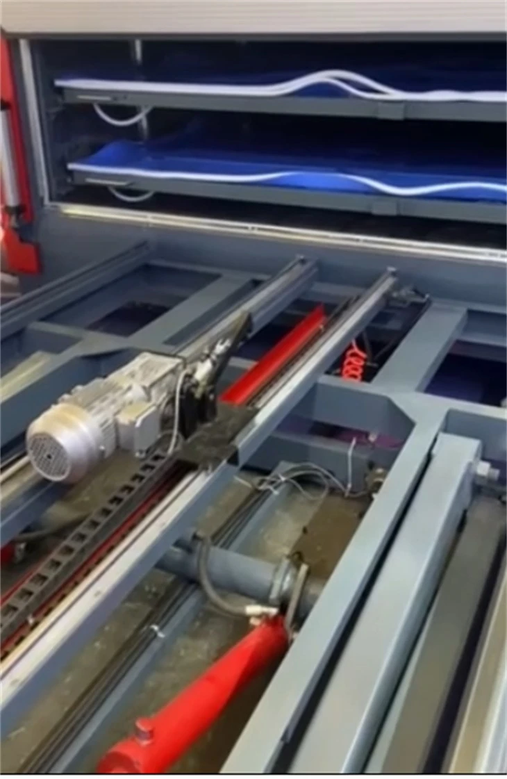 glass laminating machine detail